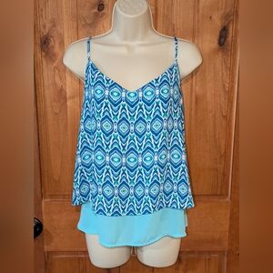 Maurices Blue and White‎ Camisole Top